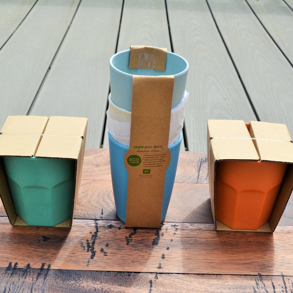 *NWT* Eco Deco Bamboo & 'Ooobject Revive' Tumblers